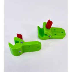 Tile holders for securing wooden tables - 2-piece set