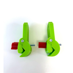 Tile holders for securing wooden tables - 2-piece set