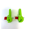 Tile holders for securing wooden tables - 2-piece set