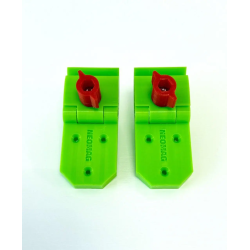 Tile holders for securing wooden tables - 2-piece set
