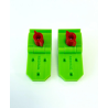 Tile holders for securing wooden tables - 2-piece set