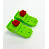 Tile holders for securing wooden tables - 2-piece set