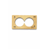 Template for flush-mounted boxes 2 holes Ø68 mm