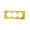 Template for flush-mounted boxes 3 holes Ø68mm