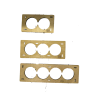 Template for flush-mounted boxes 3 holes Ø68mm