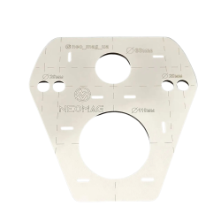 Geberit boormal voor wandtoiletten