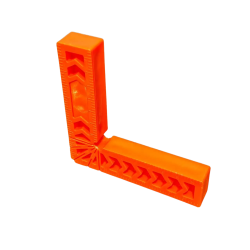 Oranje hoek 100x100mm voor het plakken van tegels onder een hoek van 90 graden 1st