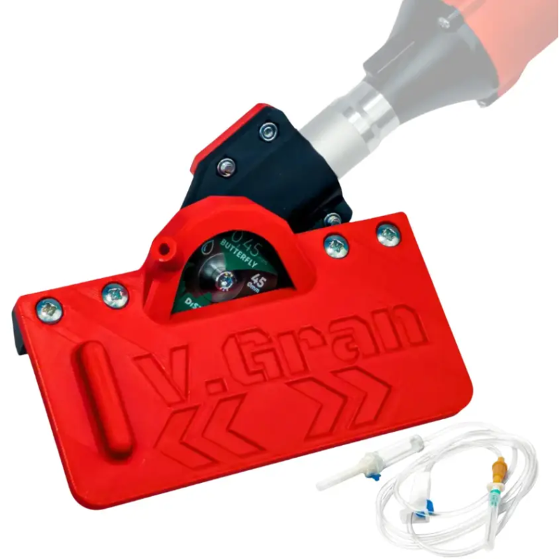 45° Water-Cooled V.Gran slider for Fixtool Pomogator (Vg45-P)