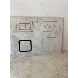 Hidden ventilation grille Set 1 pc