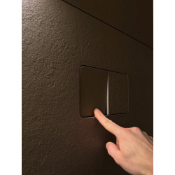 Frameloze verborgen bedieningsplaat voor Geberit & Tece universele kleur Set 1st.