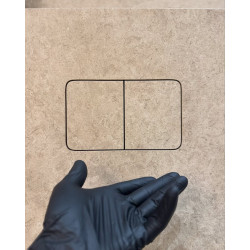 Frameloze verborgen bedieningsplaat voor Geberit & Tece universele kleur Set 1st.