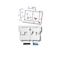 Frameloze verborgen bedieningsplaat voor Geberit & Tece universele kleur Set 1st.