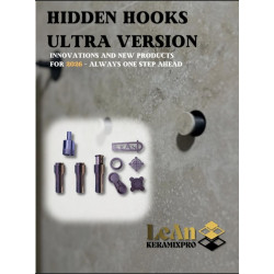 Hidden towel rails in Ultra version with diamond hole saw Set 3 pcs
