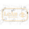 Hidden towel rails in Ultra version with diamond hole saw Set 3 pcs