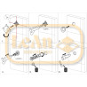 Hidden towel rails in Ultra version with diamond hole saw Set 3 pcs