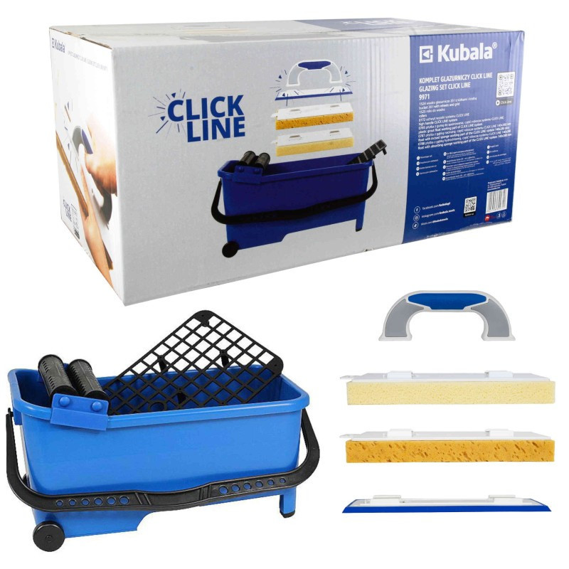 CLICK LINE- Voegemmer 20l set tegelleggers met verwisselbare gereedschappen