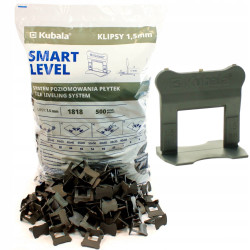 SMART LEVEL clips 1.5 mm– XXL PAKKET – verpakking van 500 stuks.