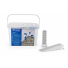 ACTIE Smart Level 800 clips 1.5mm + 100 wiggen + Klemtang + Gratis Zaagblad Mico en Emmer 20l