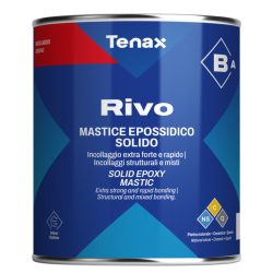 Tenax Rivo 1L A + 1L B Gel time 15 min. Two-component epoxy adhesive, beige color, frost-resistant.