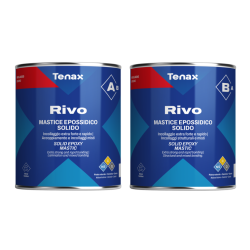 Tenax Rivo 1L A + 1L B Gel time 15 min. Two-component epoxy adhesive, beige color, frost-resistant.