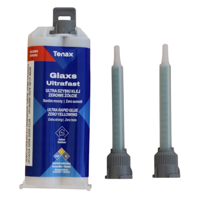 Tenax Glaxs Ultrafast – tweedelige epoxylijm 2+1 50ml