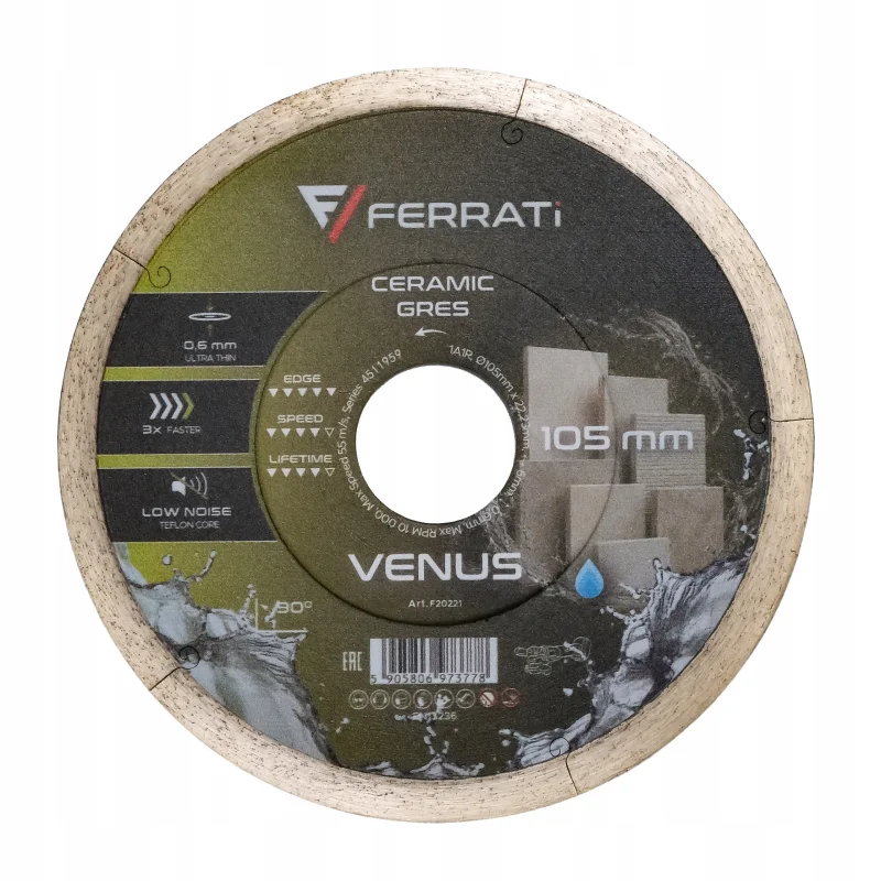 Diamantsnijschijf 0,6mm 105mm VENUS