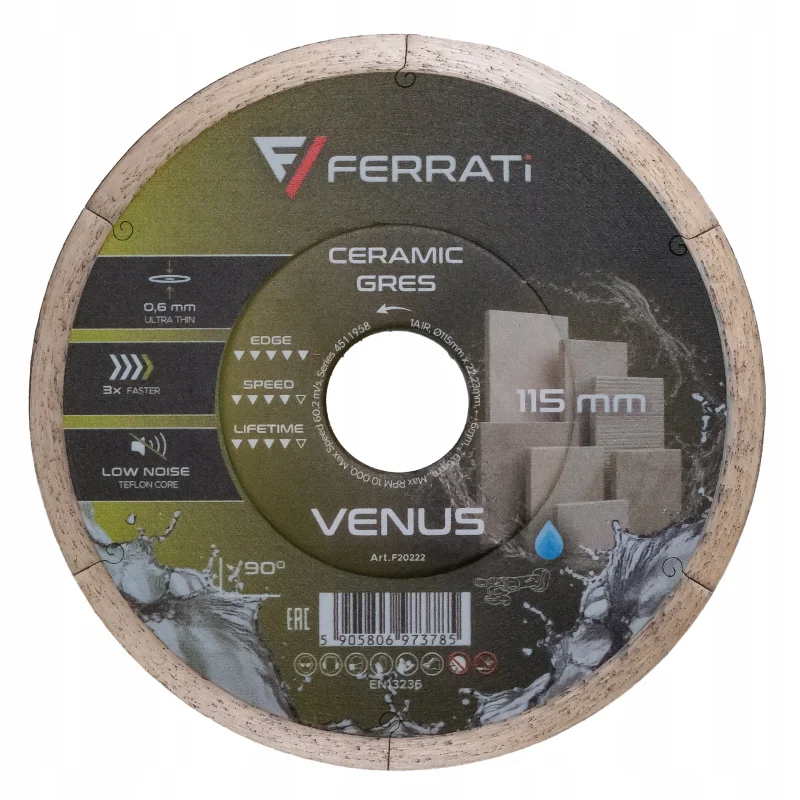 Diamond cutting disc 0.6mm 115mm VENUS