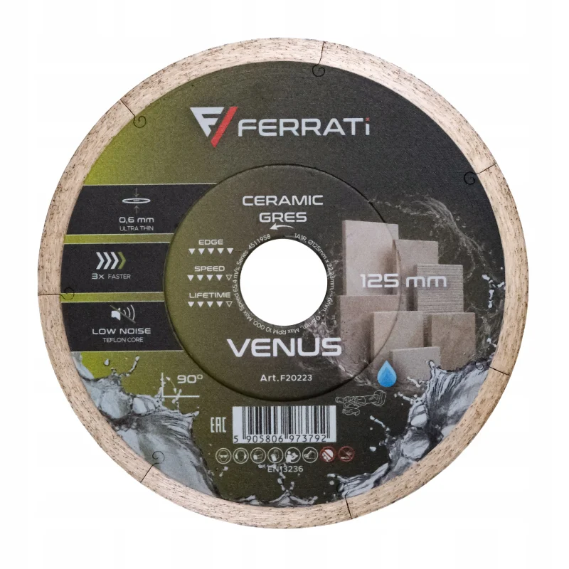 Diamond cutting disc 0.6mm 125mm VENUS