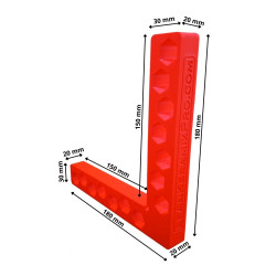 Tiling carpentry angle 150x150 mm 2 pcs