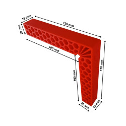 Tiling carpentry angle 100x100 mm 2 pcs