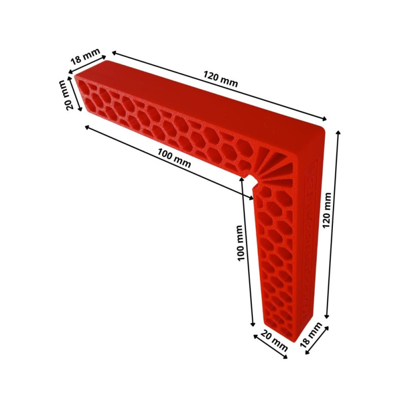 Tiling carpentry angle 100x100 mm 2 pcs