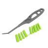Kit for silicone sealing of internal tile corners