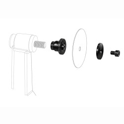 DISTAR SUPPORT d19xd5.8/9.6 Set of support adapters for engraving machine