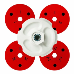 Sendi SwapCap Magnetische adapter voor polijstpads met verwisselbare houders 4x Ø100
