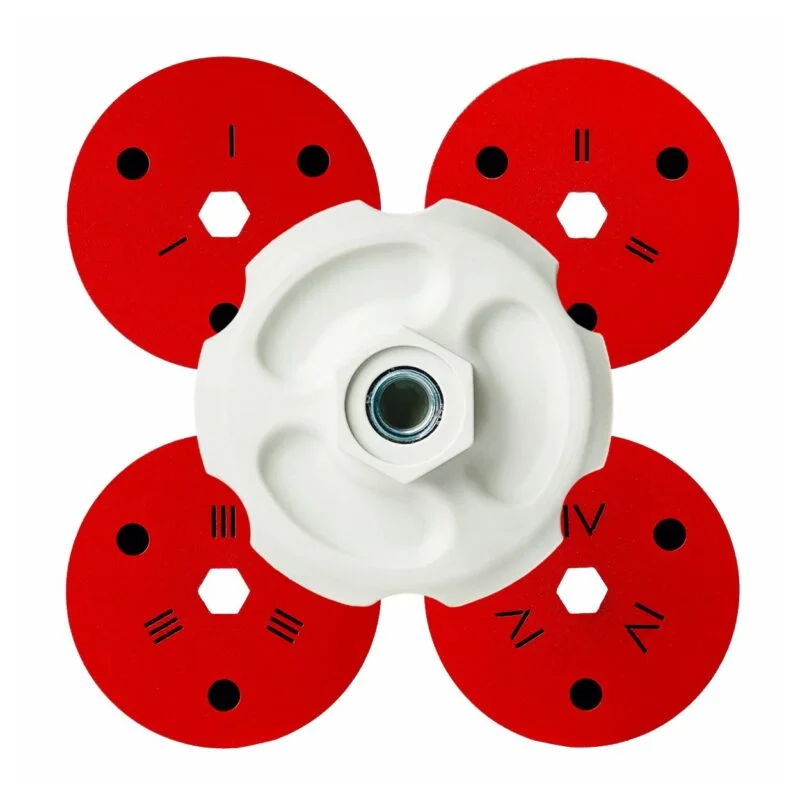 Sendi SwapCap Magnetische adapter voor polijstpads met verwisselbare houders 4x Ø100