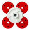 Sendi SwapCap Magnetische adapter voor polijstpads met verwisselbare houders 4x Ø100