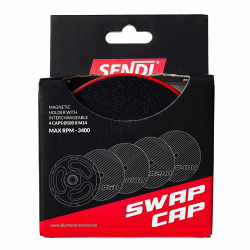 Sendi SwapCap Magnetische adapter voor polijstpads met verwisselbare houders 4x Ø100