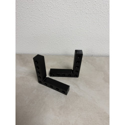 Tegel hoek zwart 10cm x 10cm 1st