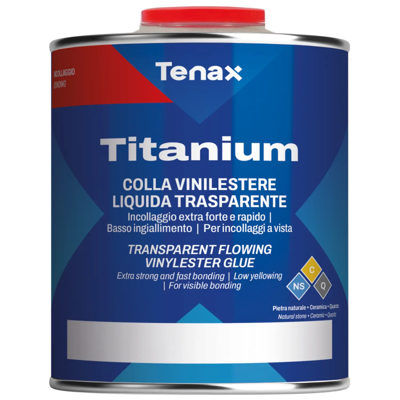 Tenax Titanium Liquido - Transparante vloeibare vinylesterlijm 1L