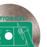 Distar ButtonCut diamantzaagblad 50x0.8F Met Stift