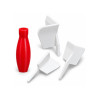 Kit for shaping external corners using grout or epoxy resins 3pc