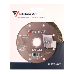 Diamond cutting disc 125mm Mico