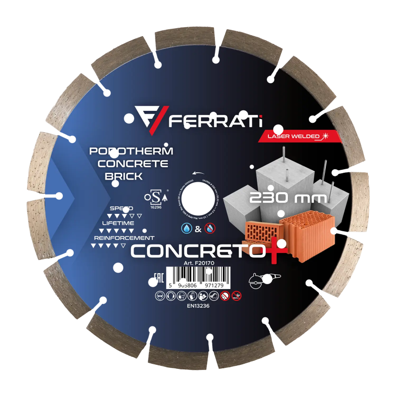 Diamond cutting disc C3-in 230mm Concreto Plus