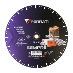 Snijden diamant snijschijf. 350 mm semper