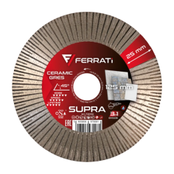 Diamant snijden en slijpschild 125mm supra